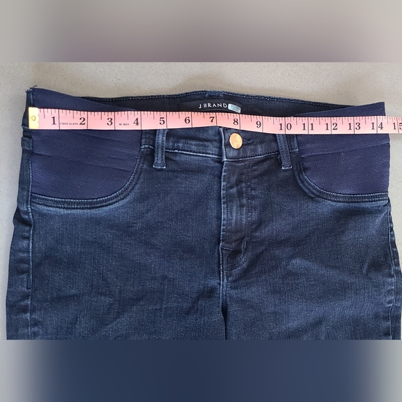 J Brand Mama J Super Skinny Maternity Jeans in Dark Sublime Wash | Size 28 - Picture 10 of 13
